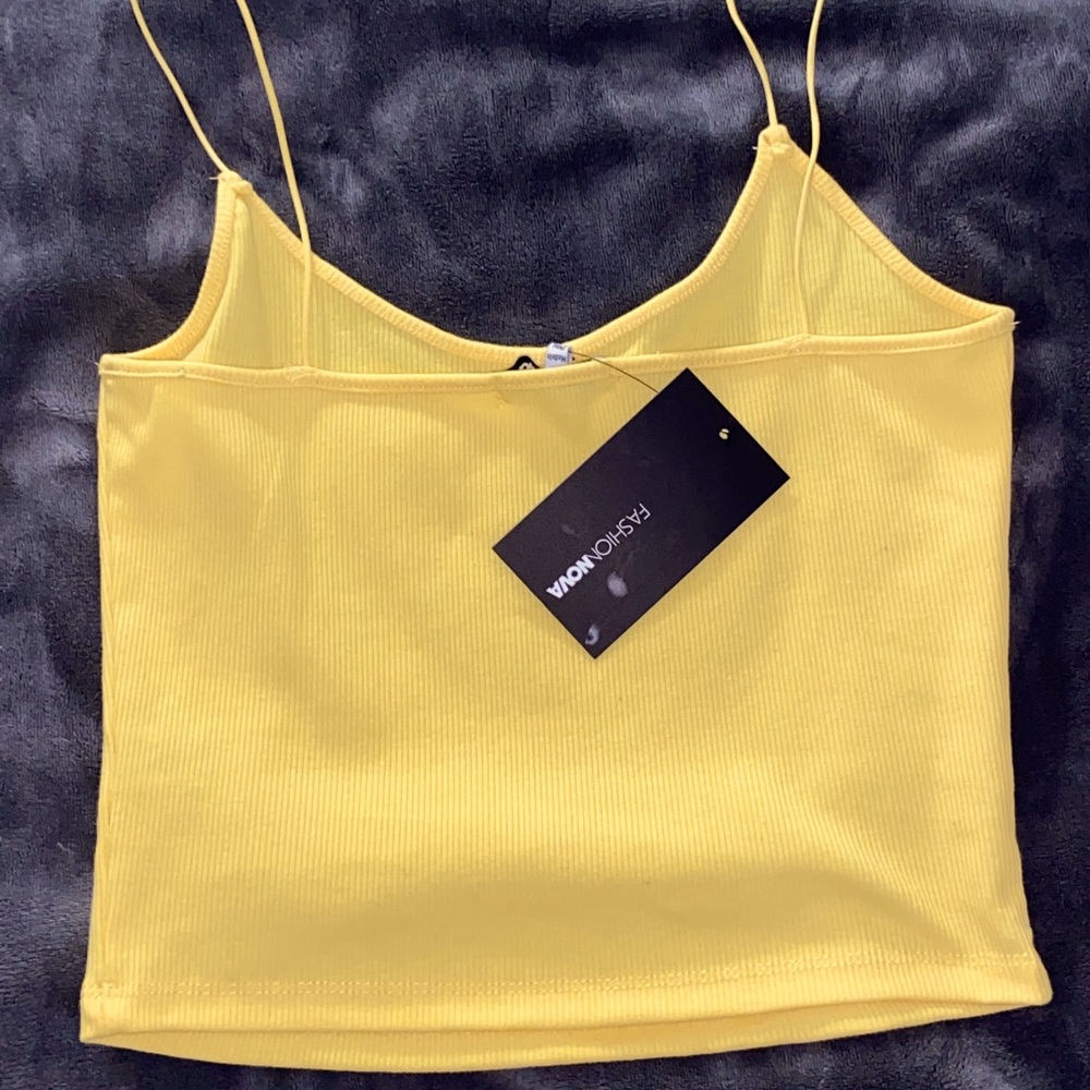 Yellow tank top